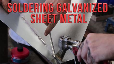 soldering holes in sheet metal|soldering different metals together.